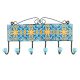 Turquoise Sunflower Ceramic Tiles Hook Online